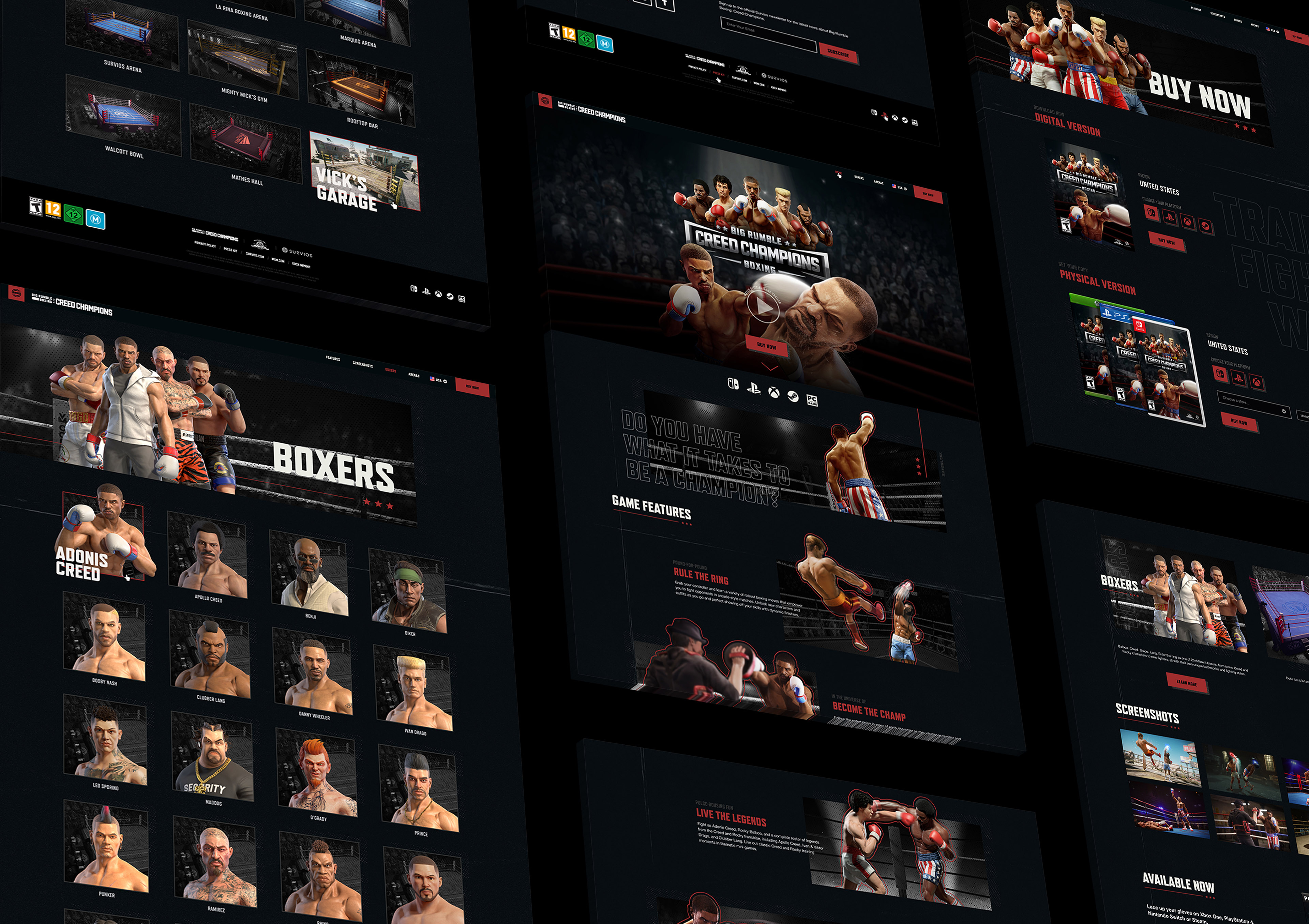 Big Rumble Boxing Creed Champions Website